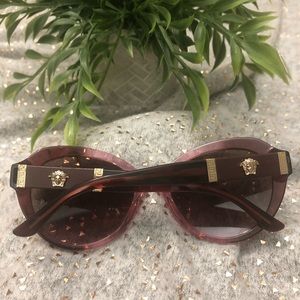 VERSACE Purple Gold Butterfly Sunglasses 4306-Q